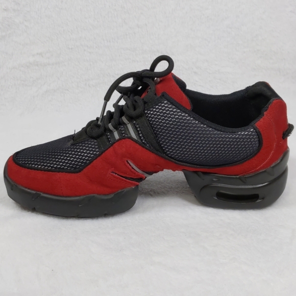 Bloch Shoes - BLOCH RED& BLACK  DANCE JAZZ  SNEAKERS 10.5